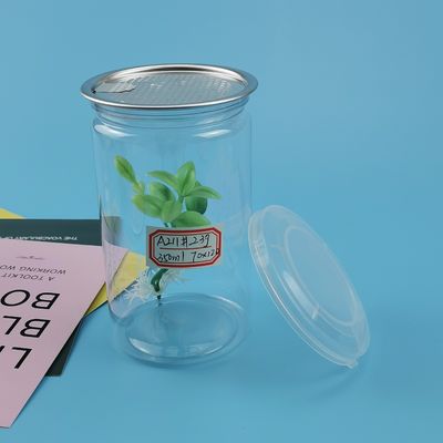 Kuru Meyveler İçin 350ML Şeffaf Kırılmaz Plastik Gıda Kavanozları