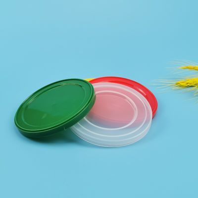 53mm Alüminyum Teneke Kutu Gıda PE Plastik Kapaklar