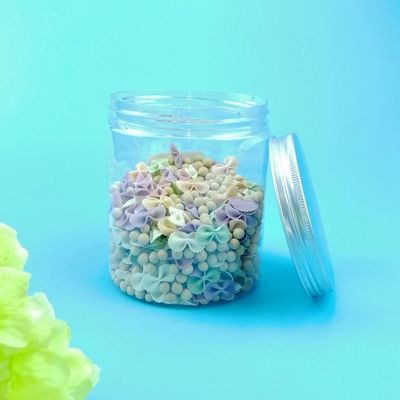 Kuru Gıda Fıstık Tozu İçin 700ml Geniş Açılan Plastik Gıda Kavanozları