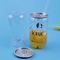 Özel İçecek Süt Çayı PET Plastik Şişe Kolay Açılır Kapaklı 355ml