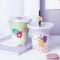 Tek Kullanımlık 8oz Şeffaf Plastik Tatlı Bardağı Dondurma Boba Konteyner Logo Özel