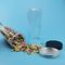 78mm FDA Test Edilmiş Vidalı Çiçek Çayı Plastik Gıda Kavanozları