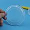 99mm Şeffaf Düz Kubbe Kağıt PE Plastik Kapaklar Olabilir