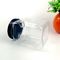 PET Şeffaf Kare Kavrama 4500ml Plastik Vidalı Kapaklı Kavanozlar BPA İçermez