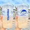 360ml Kapaklı Soğuk İçecek Bardağı U Şeklinde Plastik Tek Kullanımlık Bardaklar