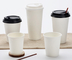 Özel Baskılı Kağıt Kahve Fincanları 7Oz 16Oz Tek Kullanımlık