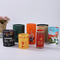 ODM Plastik Gıda Kutuları Yuvarlak Silindir Kutu Kraft Karton Ambalajı Yukarı Bastır