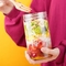 BPA İçermeyen Boş Salata Kavanozu Plastik 8oz 12oz 16oz Silindir Şekli