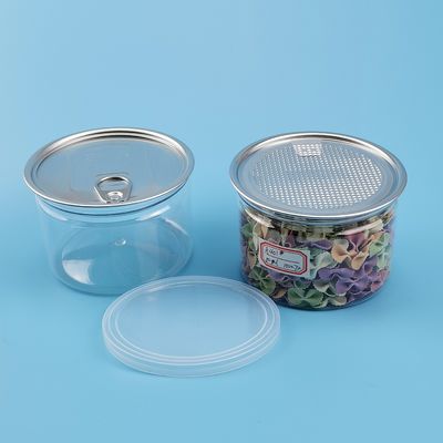 PET Gıda Mühürlü 0.5l 32g Şeffaf Plastik Gıda Kavanozları